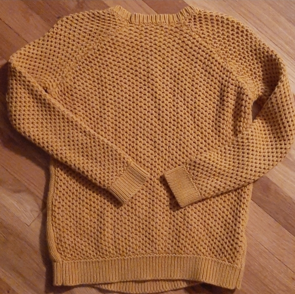 Forever 21 | Mustard Yellow Cableknit Sweater - Picture 2 of 7